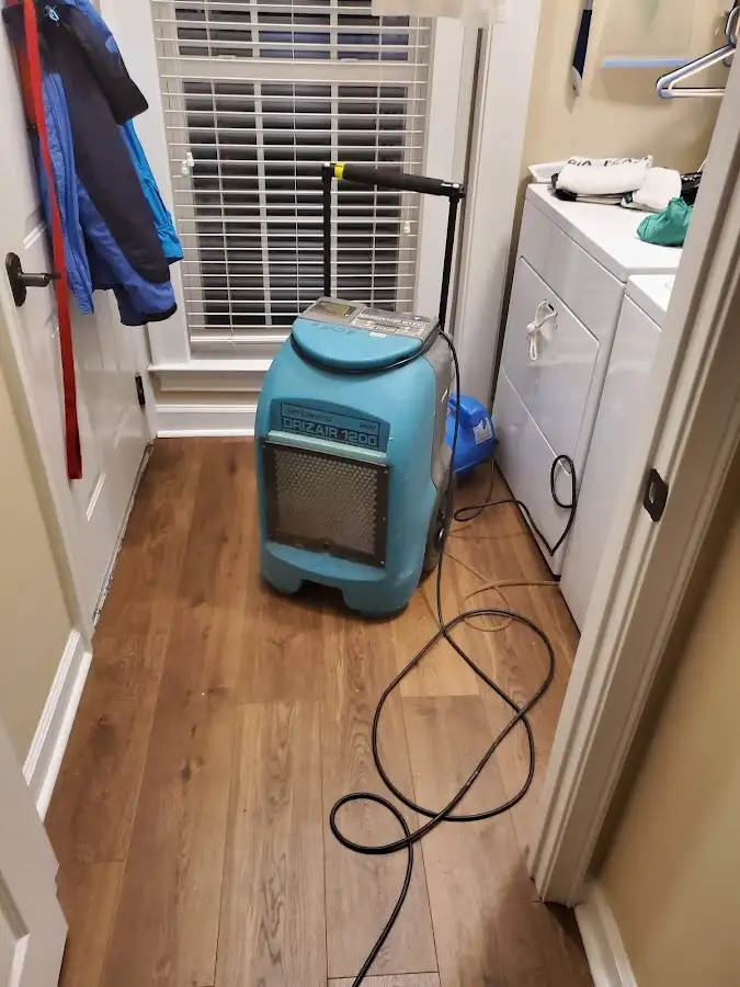 Commercial dehumidifier deployed for Crawl Space Restoration in Santa Ana