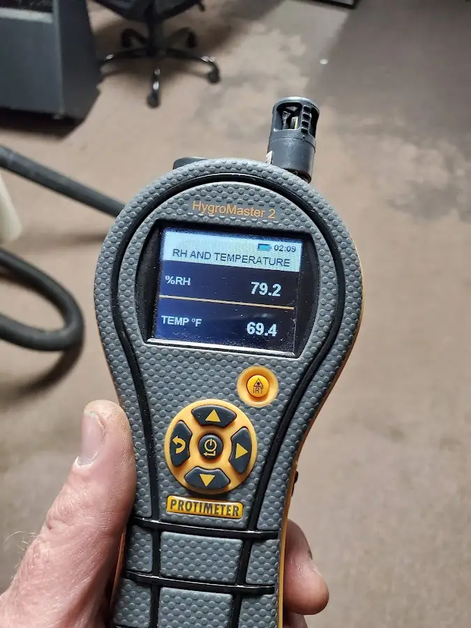 Moisture meter humidity assessment for Mold Remediation & Removal in Santa Ana